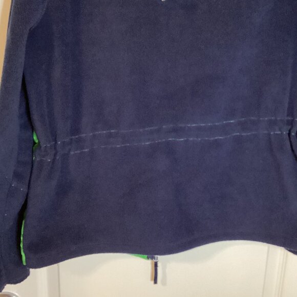 Lauren Ralph Lauren Active Women's Jacket Green Blue Size L High Neck Pockets - Picture 10 of 13
